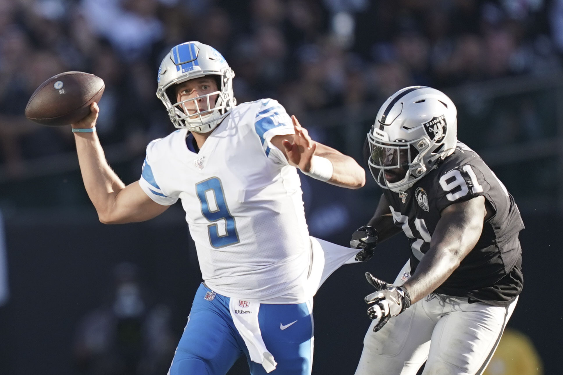 NFL: Detroit Lions at Oakland Raiders