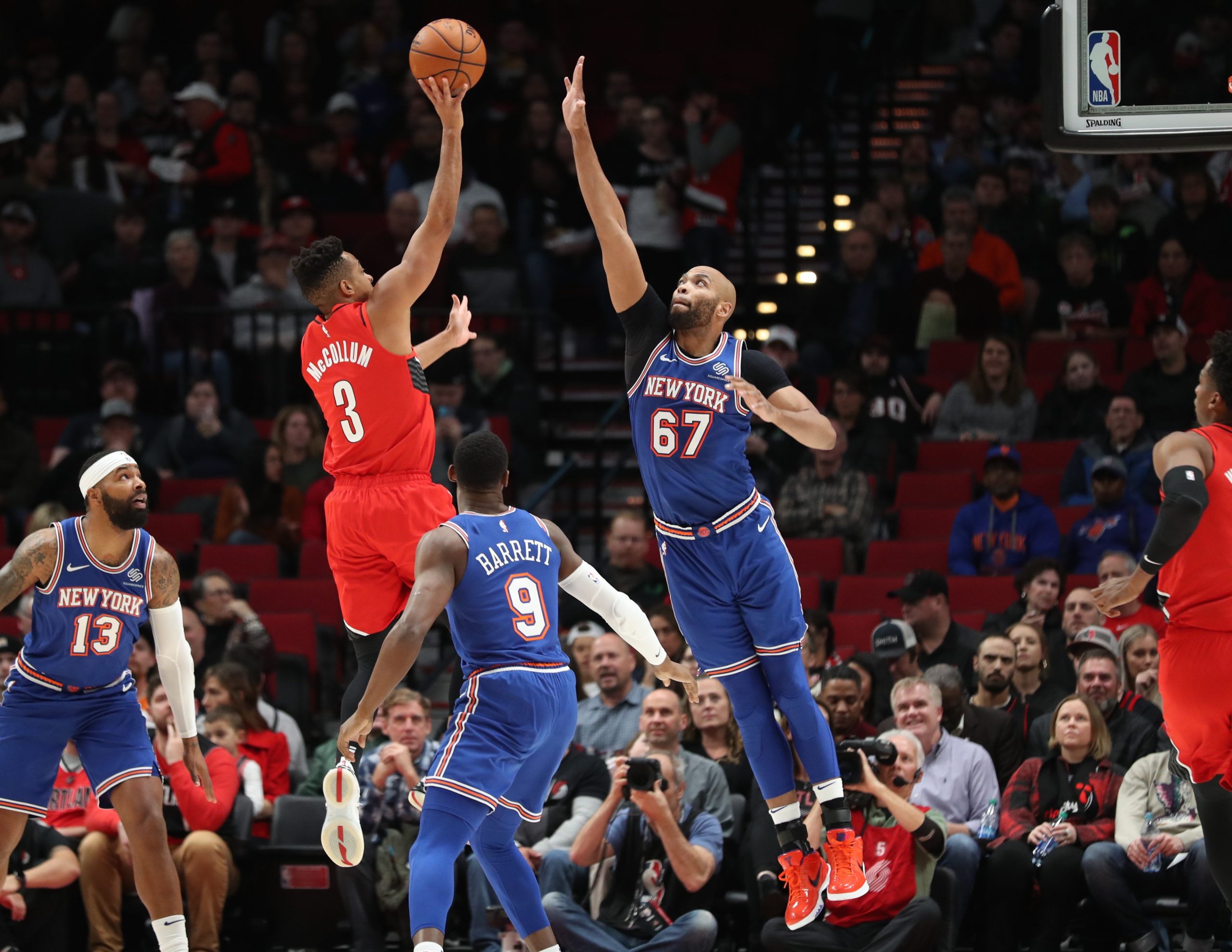 NBA: New York Knicks at Portland Trail Blazers