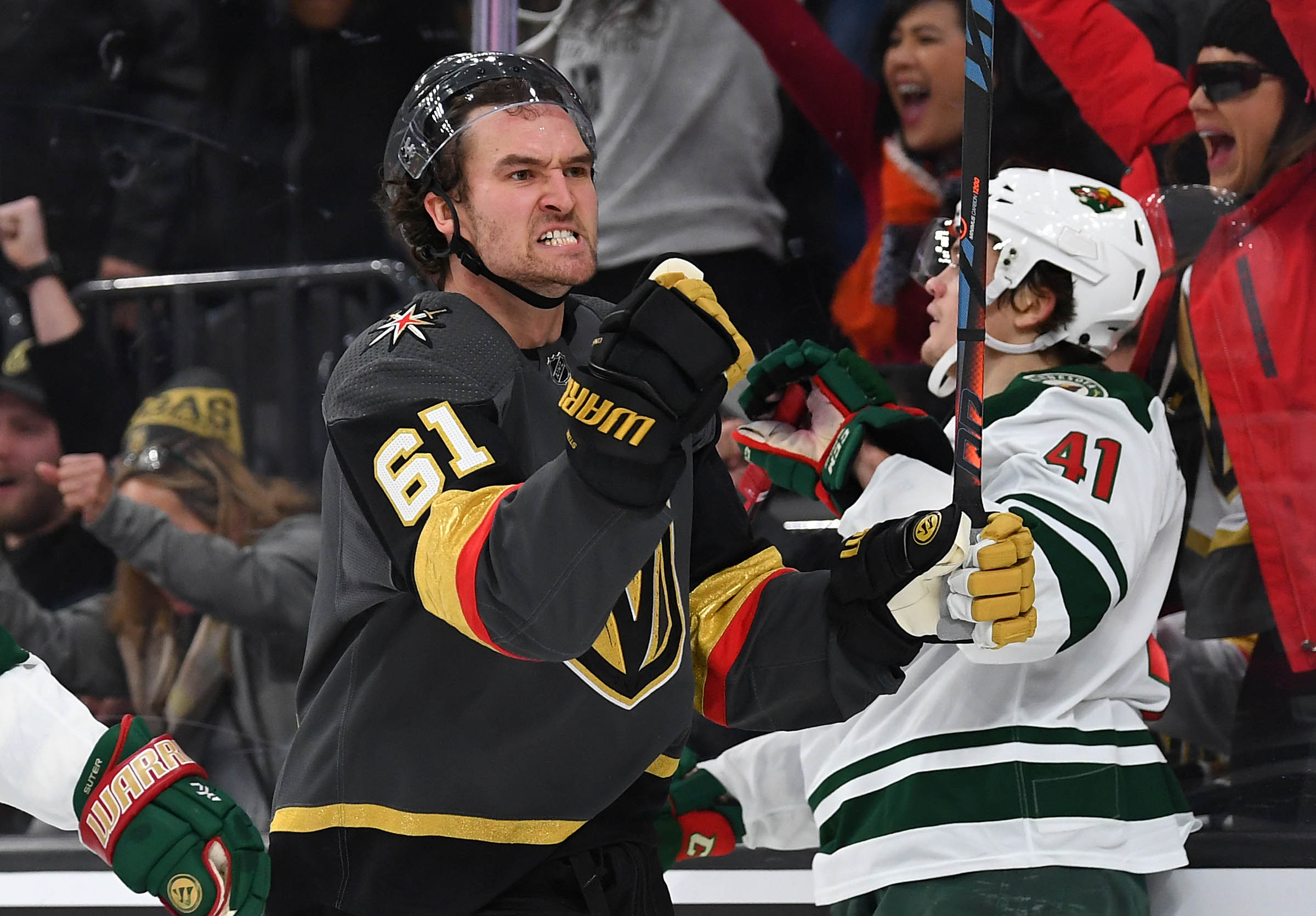 NHL: Minnesota Wild at Vegas Golden Knights