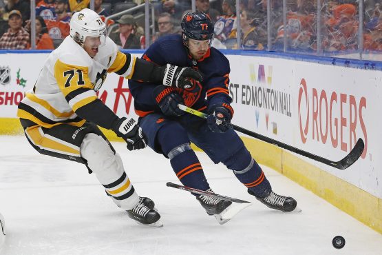 NHL: Pittsburgh Penguins at Edmonton Oilers