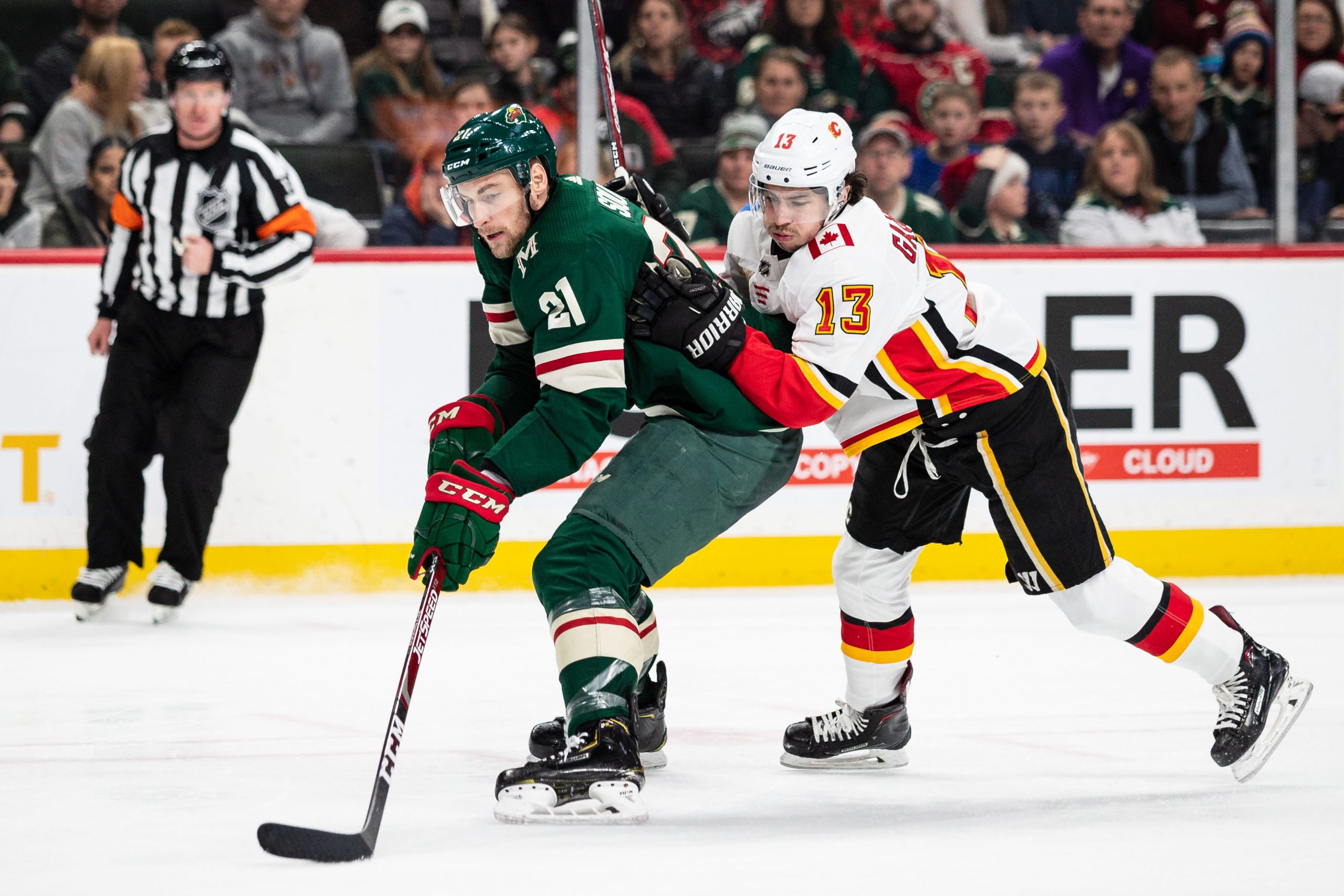 NHL: Calgary Flames at Minnesota Wild