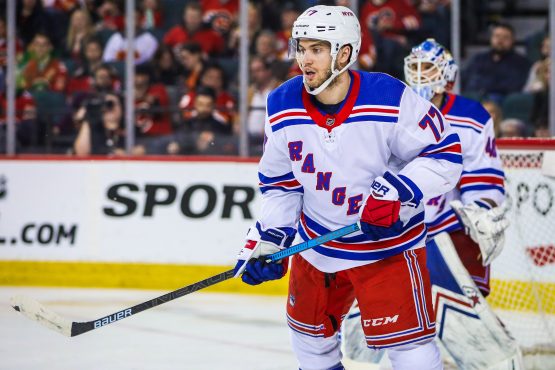 NHL: New York Rangers at Calgary Flames