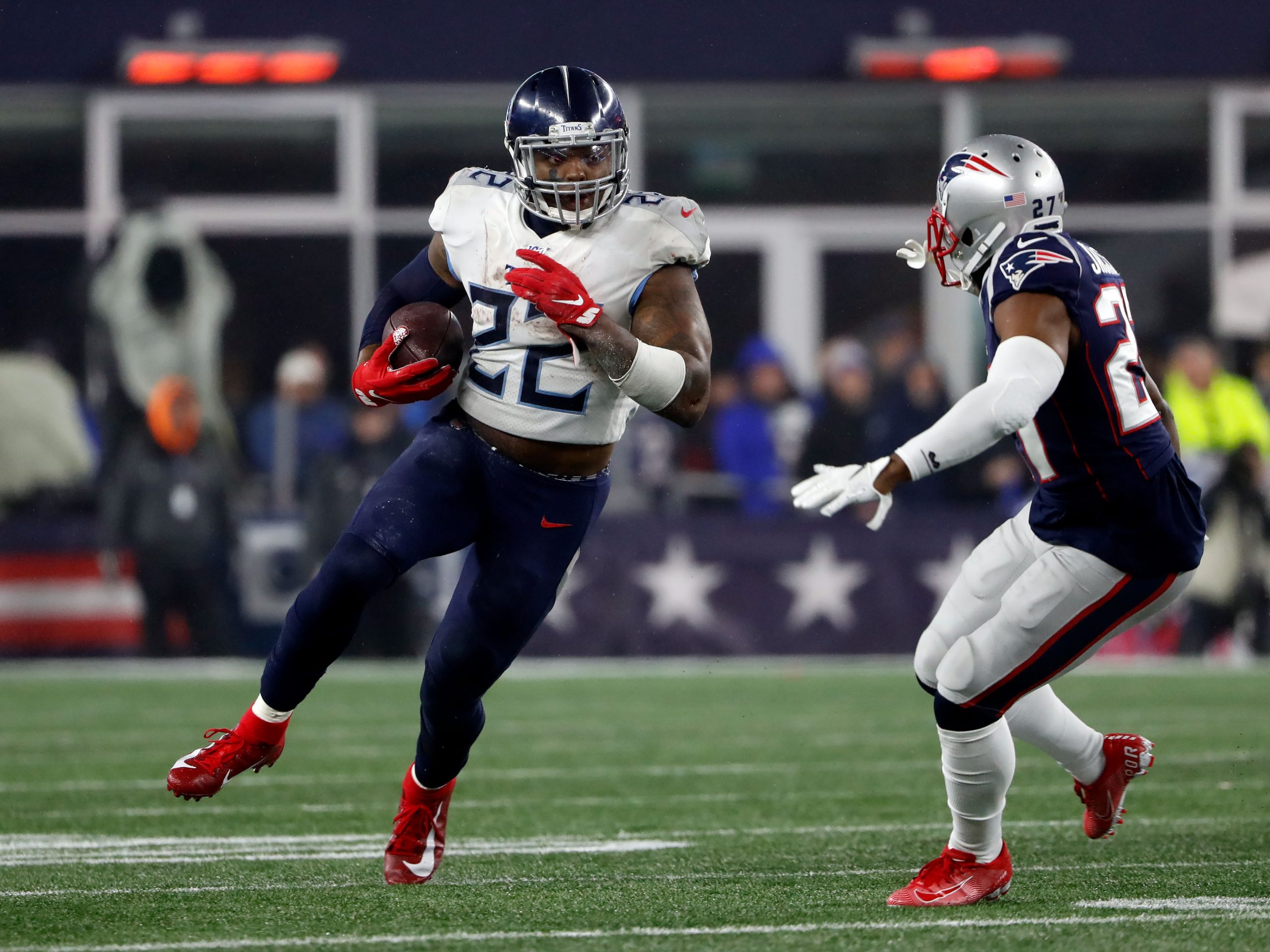 NFL: AFC Wild Card-Tennessee Titans at New England Patriots