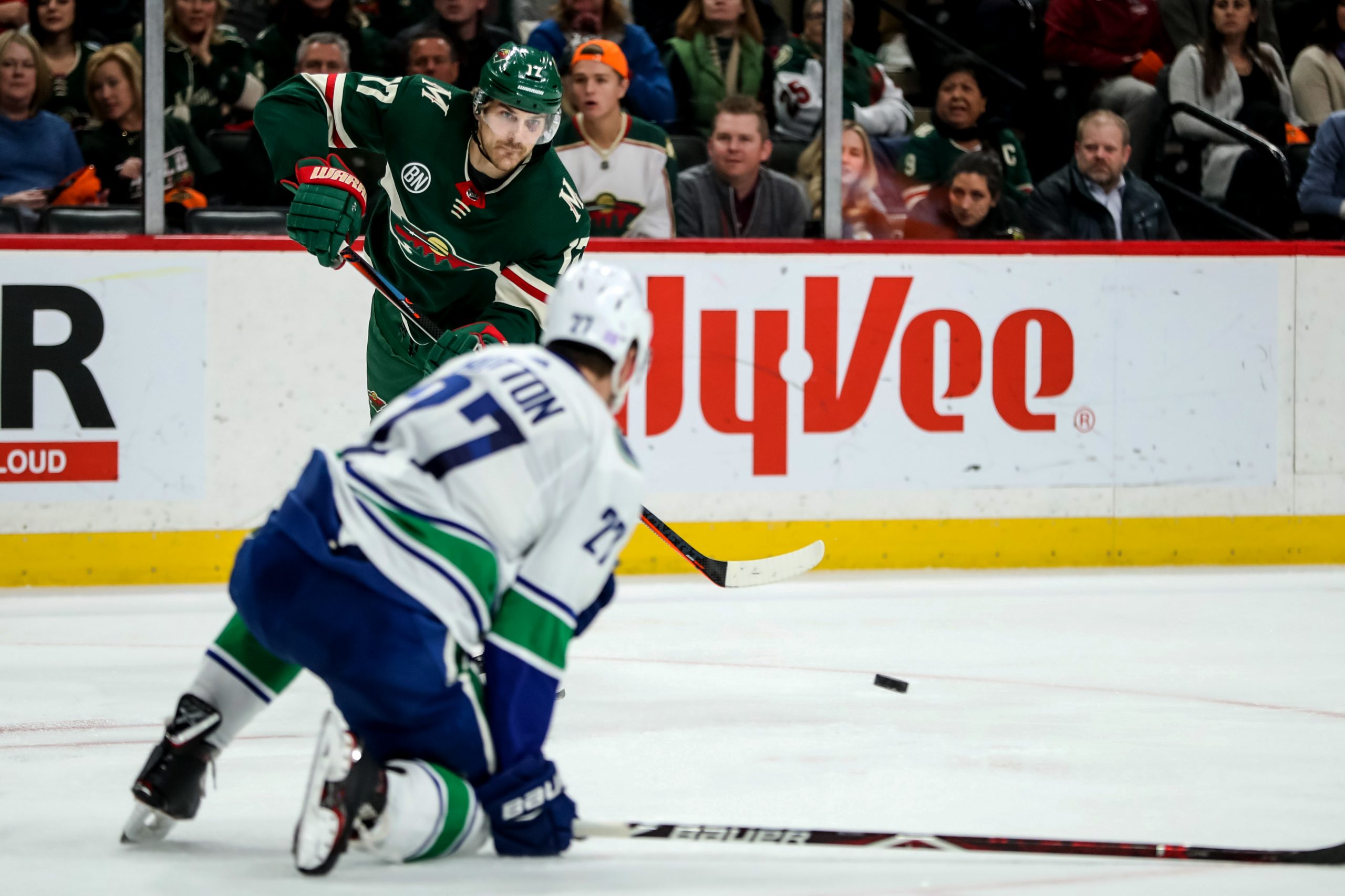 NHL: Vancouver Canucks at Minnesota Wild