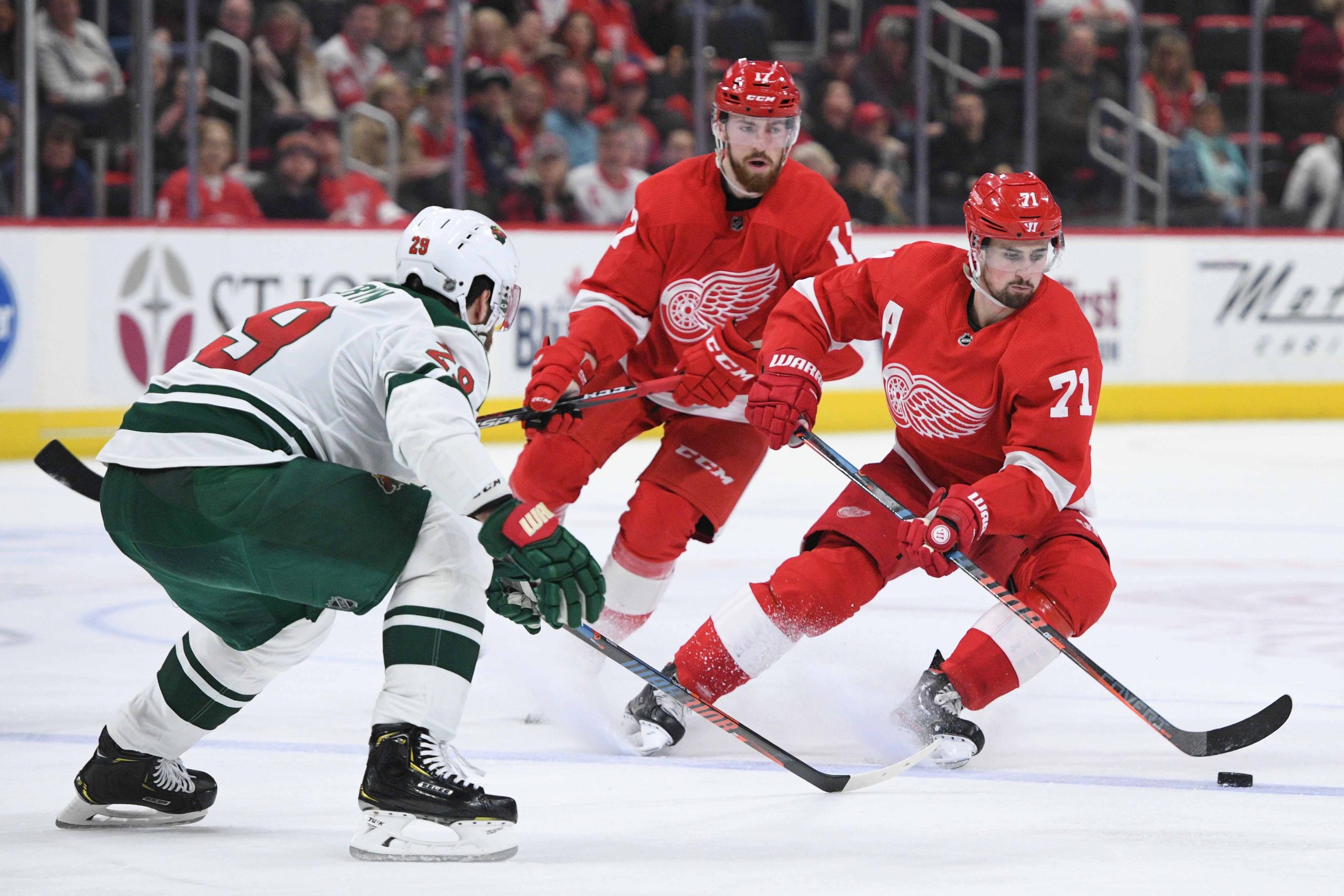 NHL: Minnesota Wild at Detroit Red Wings