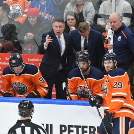 NHL: New York Rangers at Edmonton Oilers
