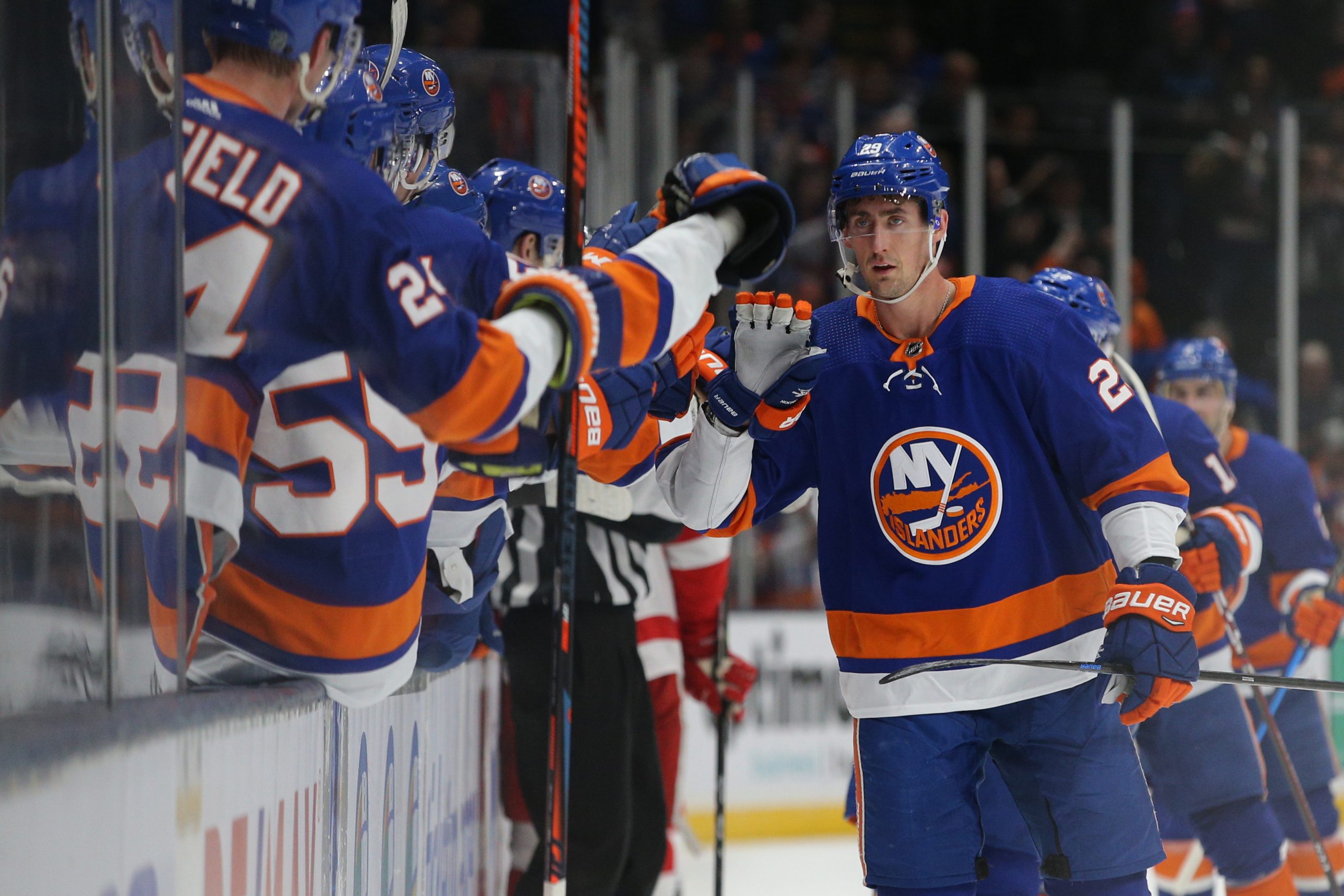 NHL: Detroit Red Wings at New York Islanders