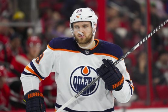 NHL: Edmonton Oilers at Carolina Hurricanes
