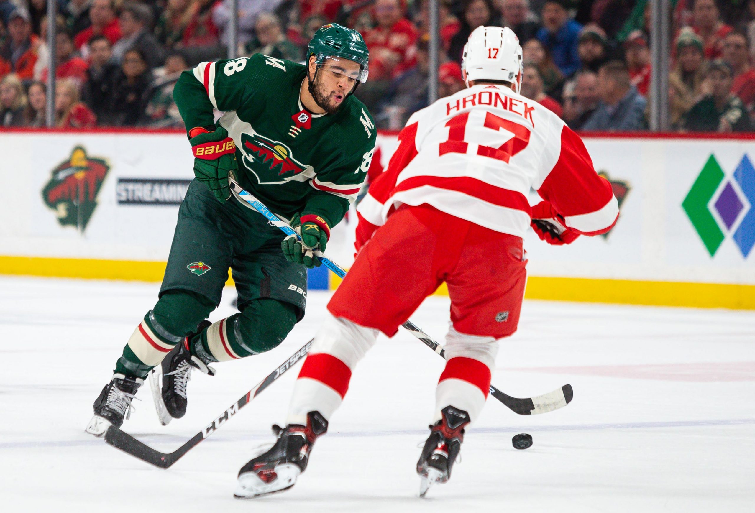 NHL: Detroit Red Wings at Minnesota Wild