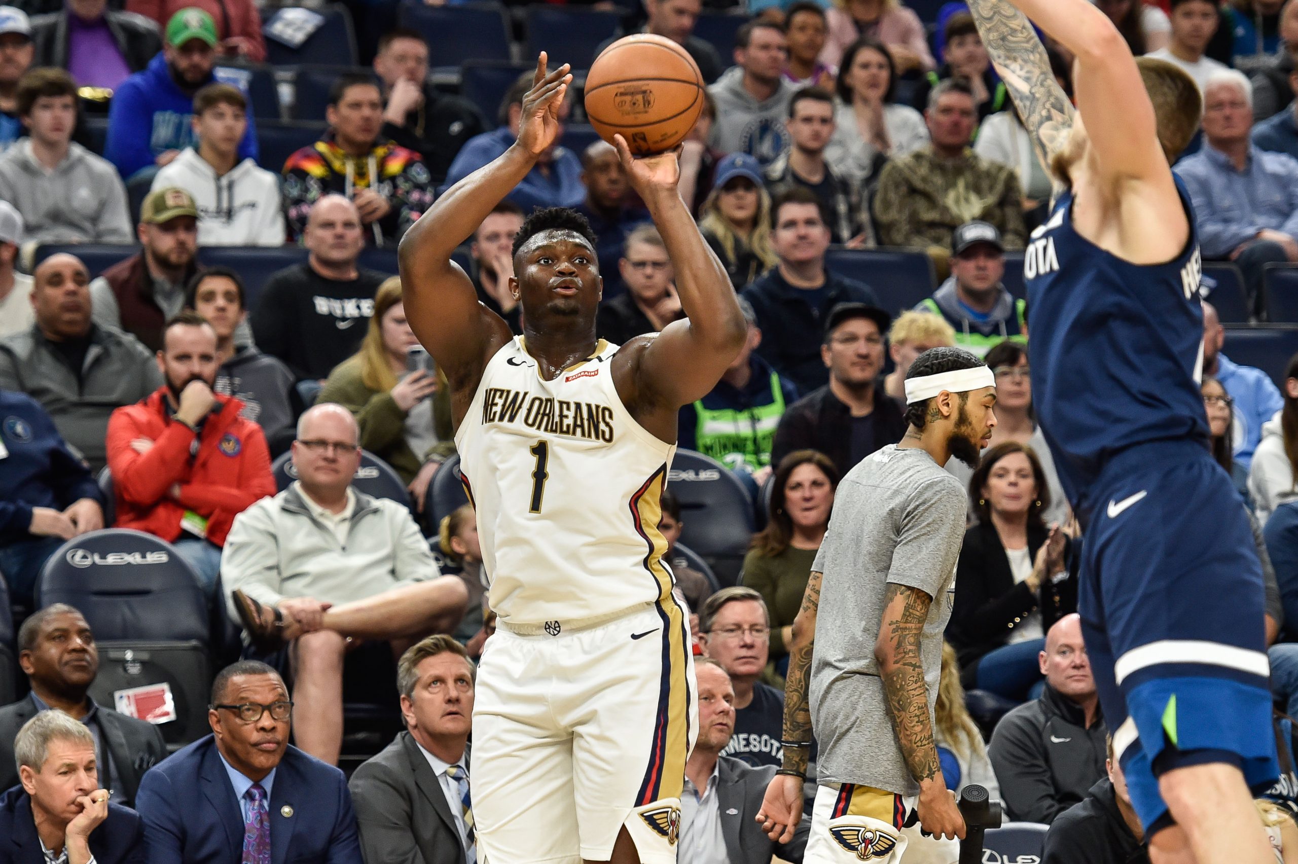NBA: New Orleans Pelicans at Minnesota Timberwolves