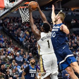 NBA: New Orleans Pelicans at Minnesota Timberwolves