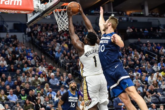 NBA: New Orleans Pelicans at Minnesota Timberwolves