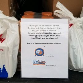 Food on way to front line workers
