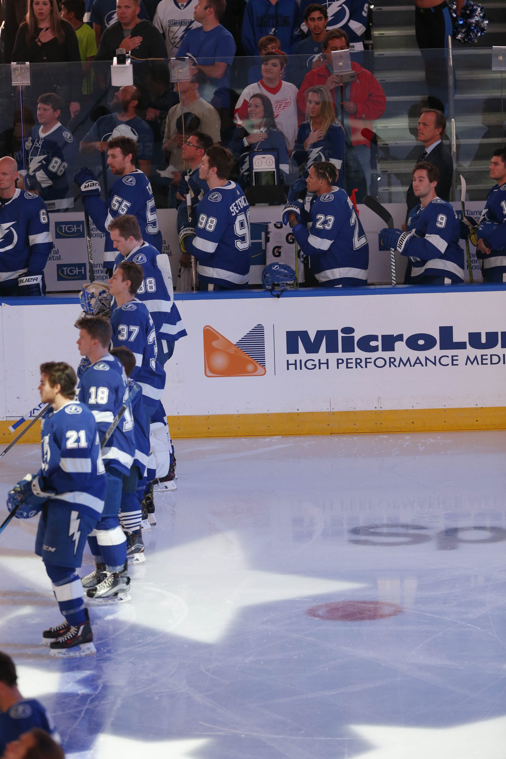 NHL: Detroit Red Wings at Tampa Bay Lightning