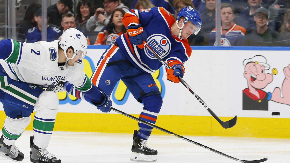 NHL: Vancouver Canucks at Edmonton Oilers