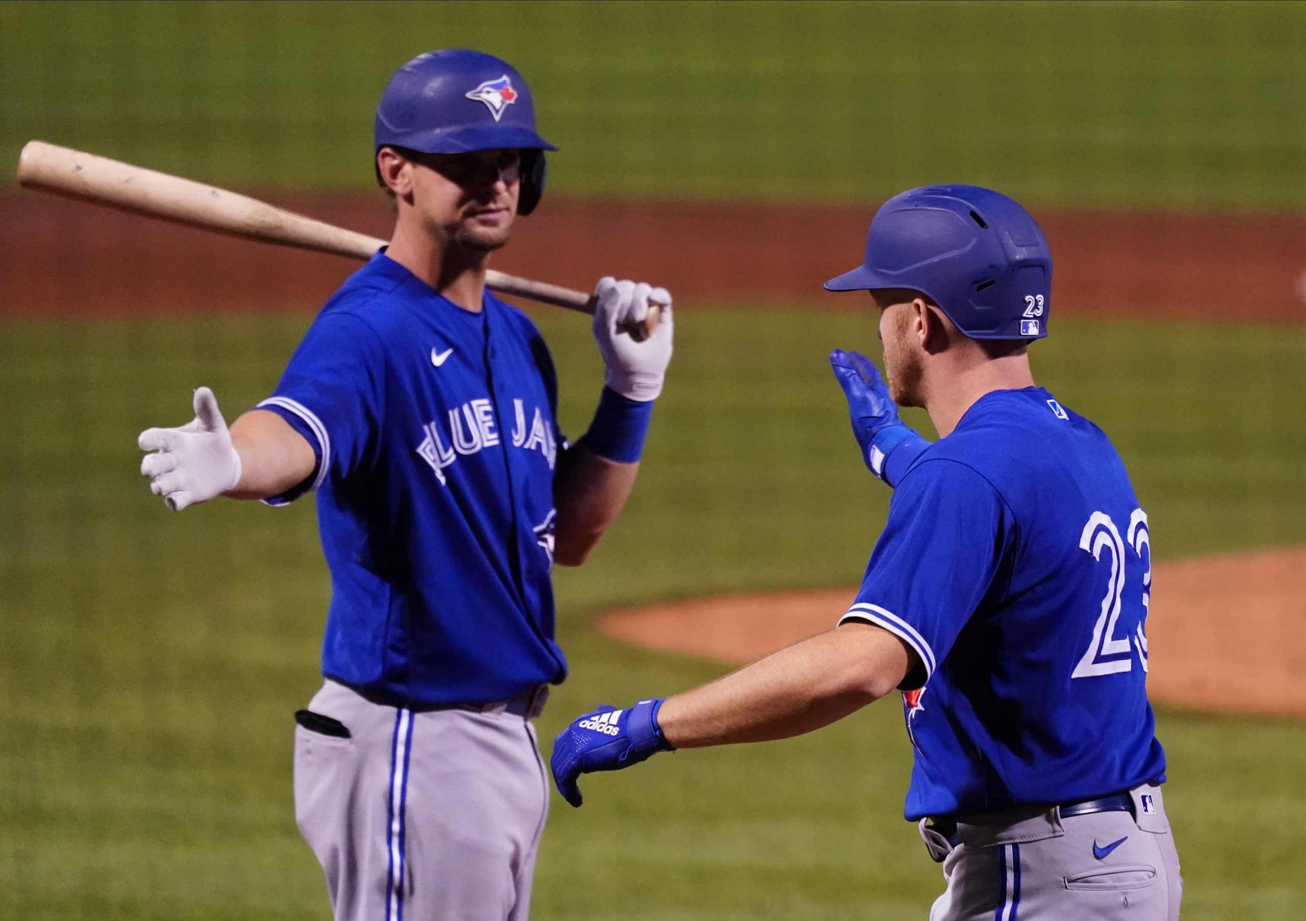 MLB: Exhibition-Toronto Blue Jays at Boston Red Sox