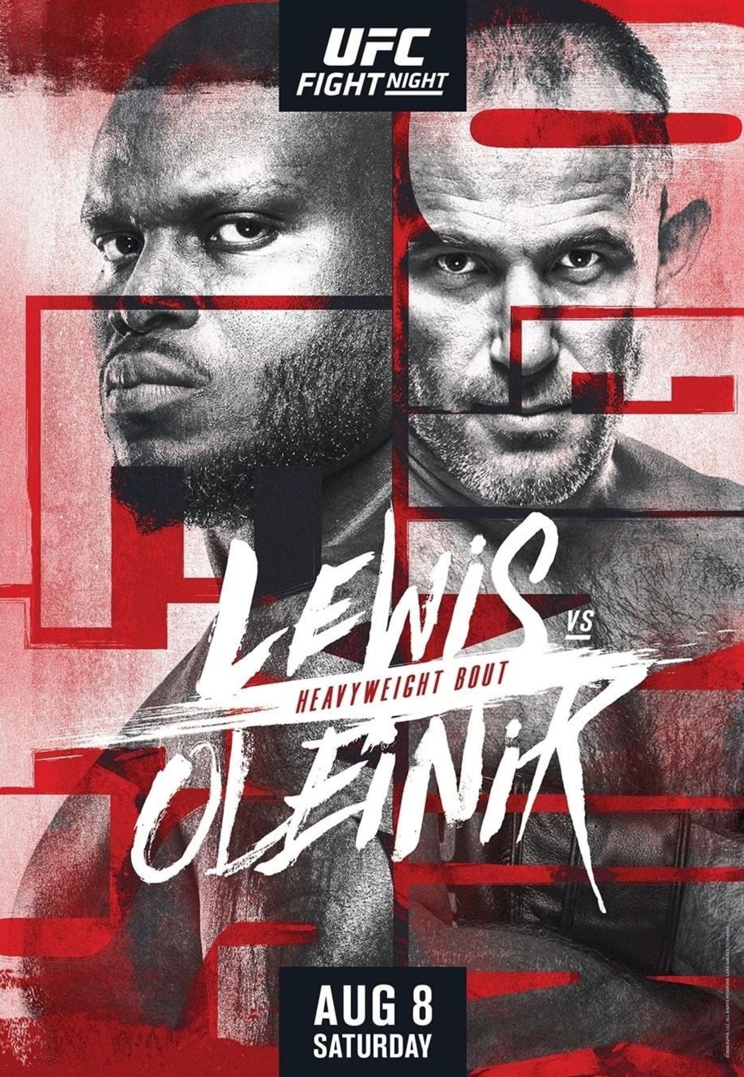 ufc lewis-oleinik-poster