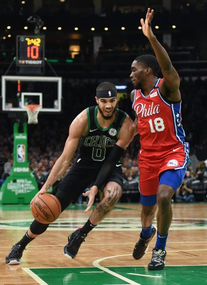 NBA: Philadelphia 76ers at Boston Celtics