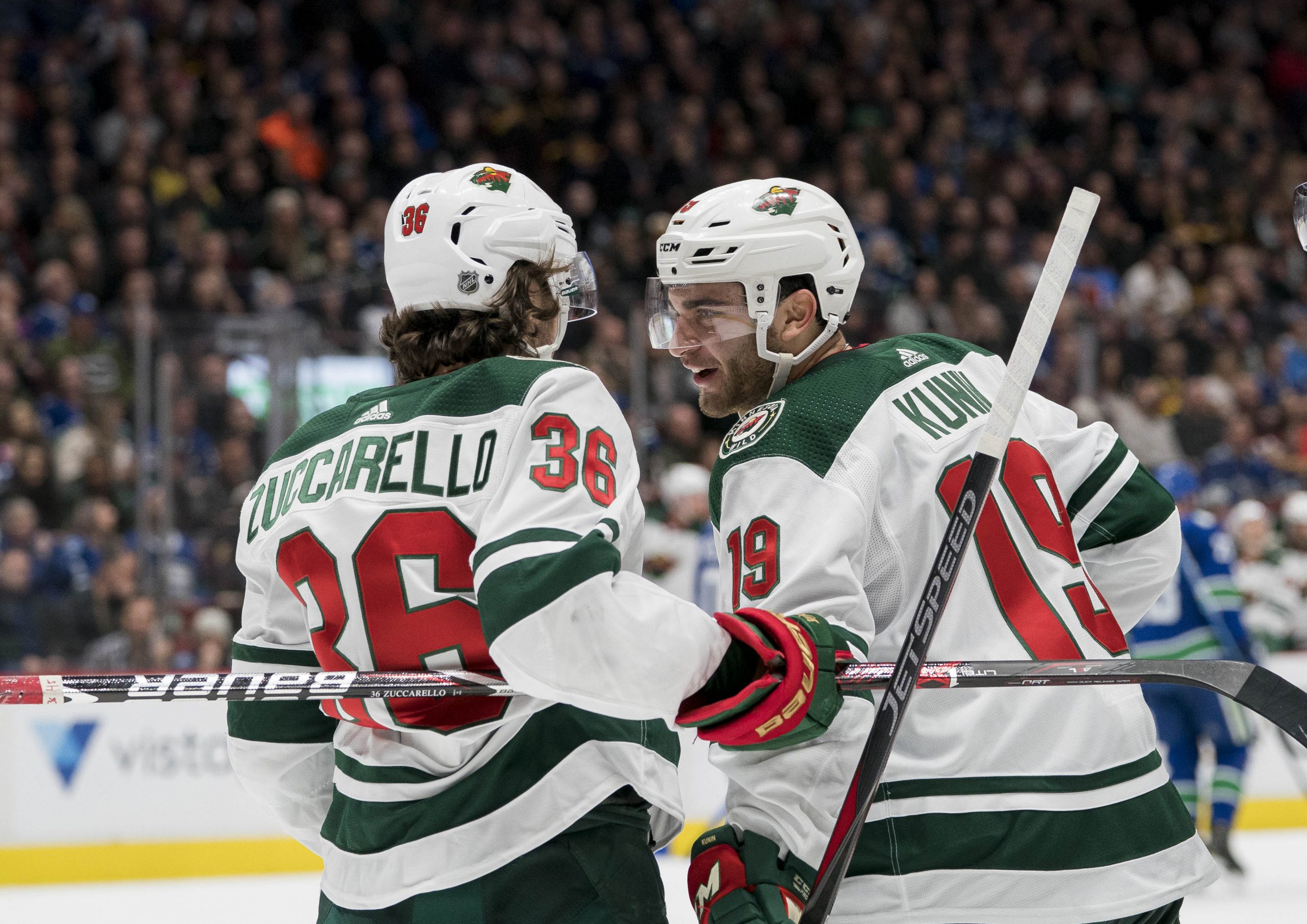 NHL: Minnesota Wild at Vancouver Canucks