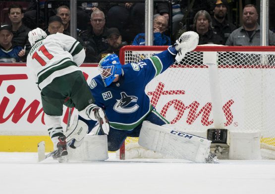NHL: Minnesota Wild at Vancouver Canucks
