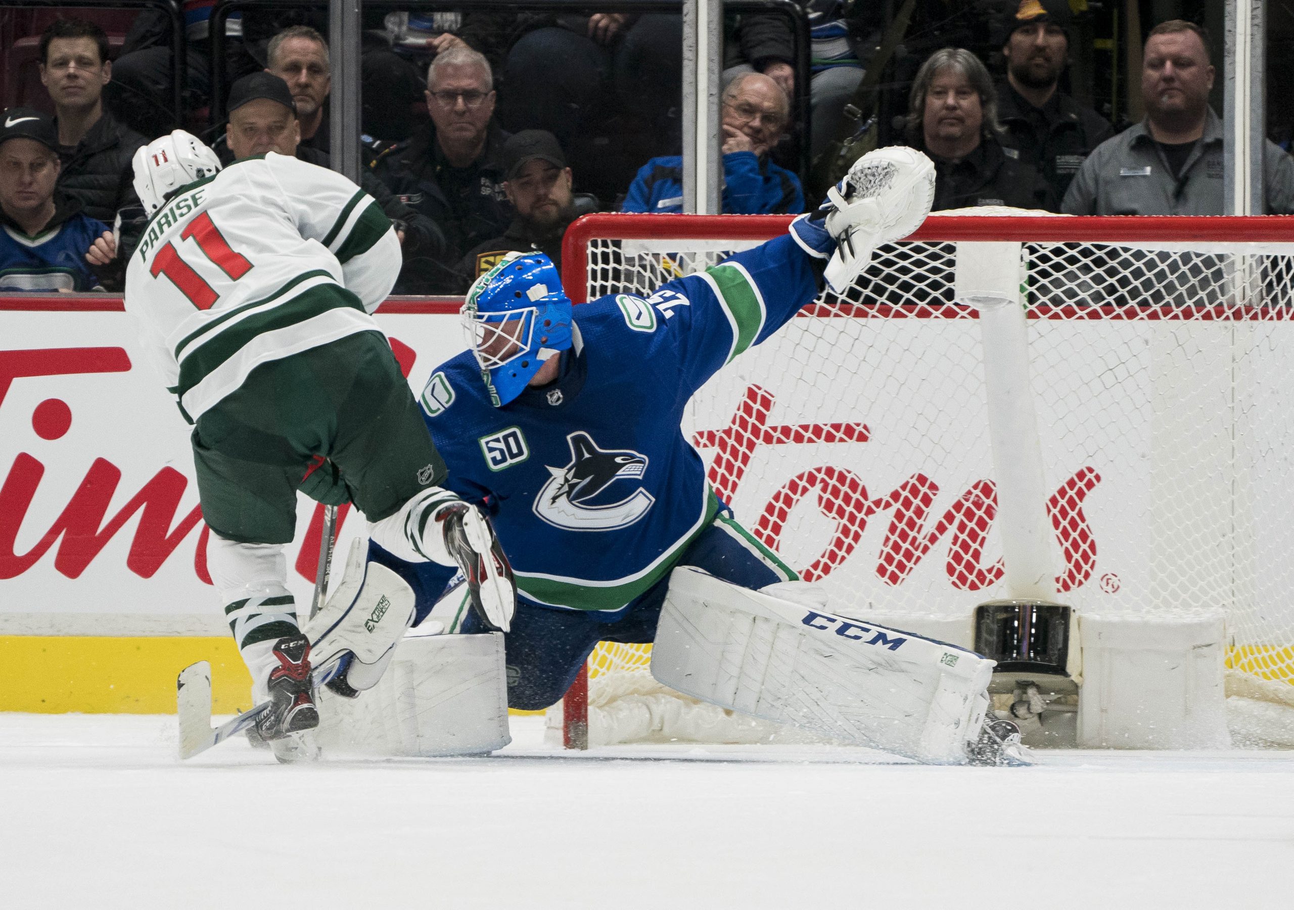 NHL: Minnesota Wild at Vancouver Canucks