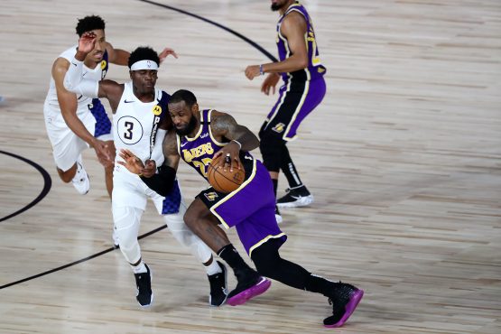 NBA: Los Angeles Lakers at Indiana Pacers