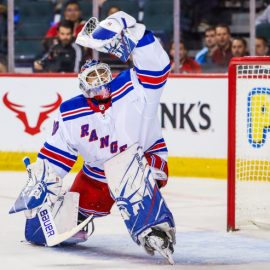 NHL: New York Rangers at Calgary Flames