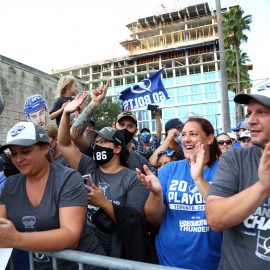 NHL: Tampa Bay Lightning Return from Edmonton