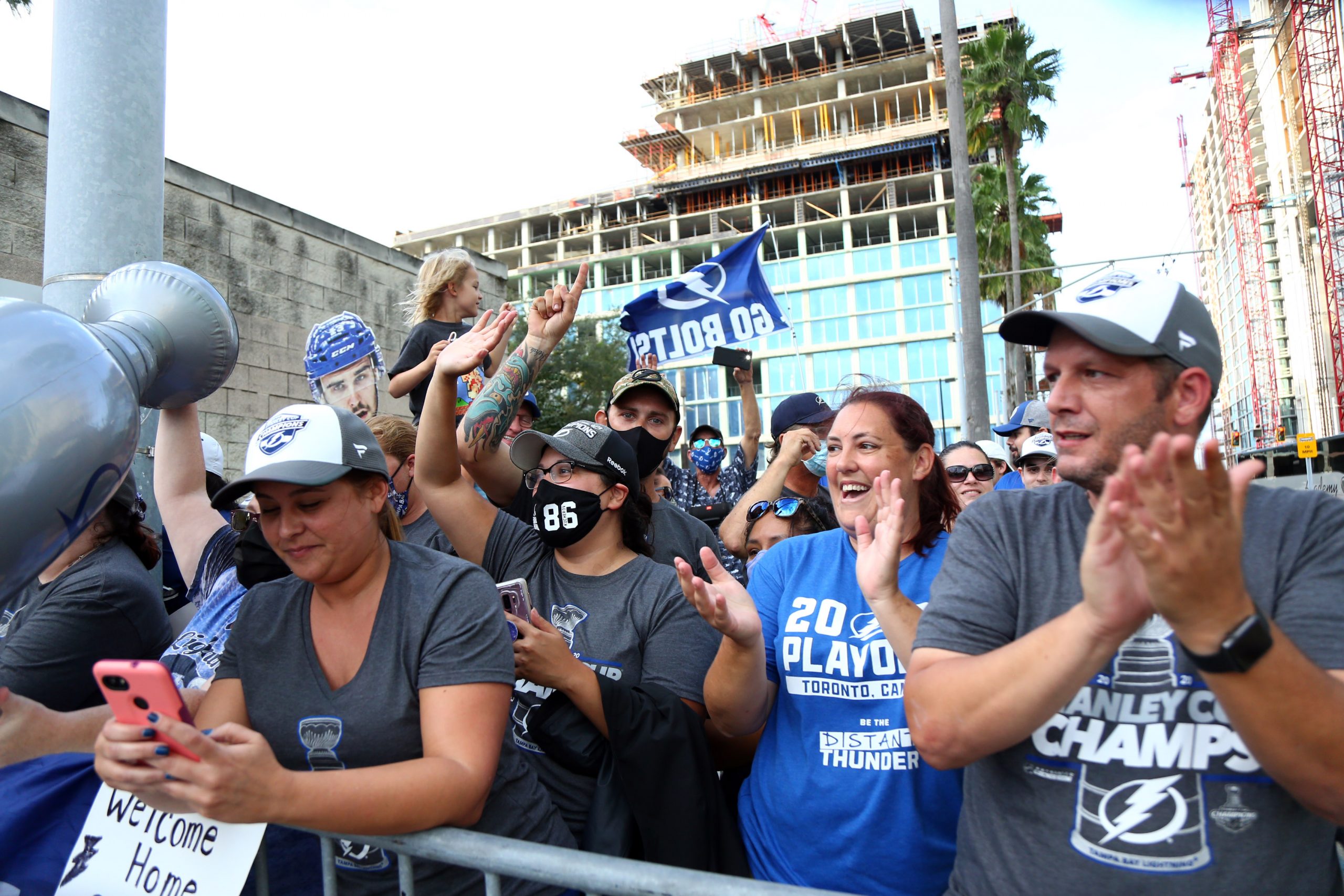 NHL: Tampa Bay Lightning Return from Edmonton