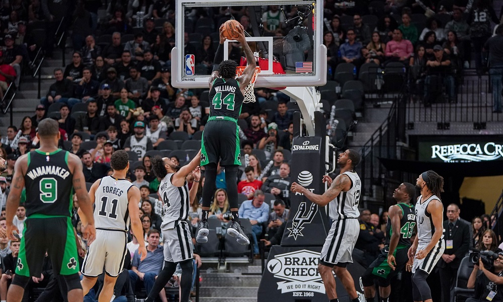 NBA: Boston Celtics at San Antonio Spurs