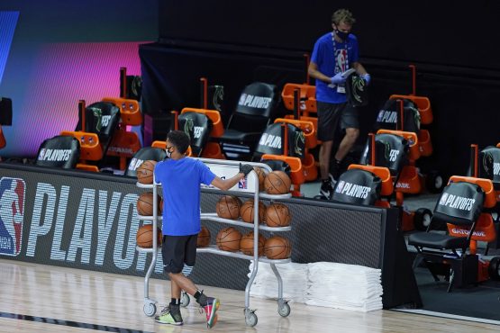 NBA: Playoffs-Orlando Magic at Milwaukee Bucks