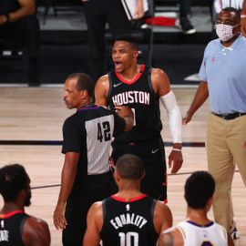 NBA: Playoffs-Houston Rockets at Los Angeles Lakers