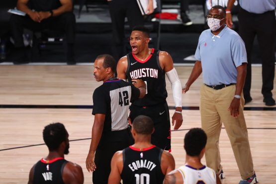 NBA: Playoffs-Houston Rockets at Los Angeles Lakers