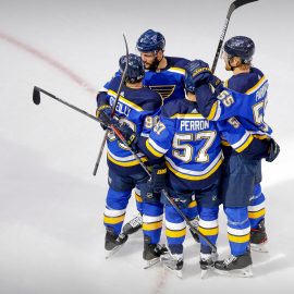 NHL: Stanley Cup Playoffs-Vancouver Canucks at St. Louis Blues
