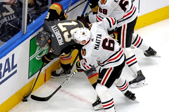 NHL: Stanley Cup Playoffs-Chicago Blackhawks at Vegas