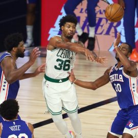 NBA: Playoffs-Boston Celtics at Philadelphia 76ers