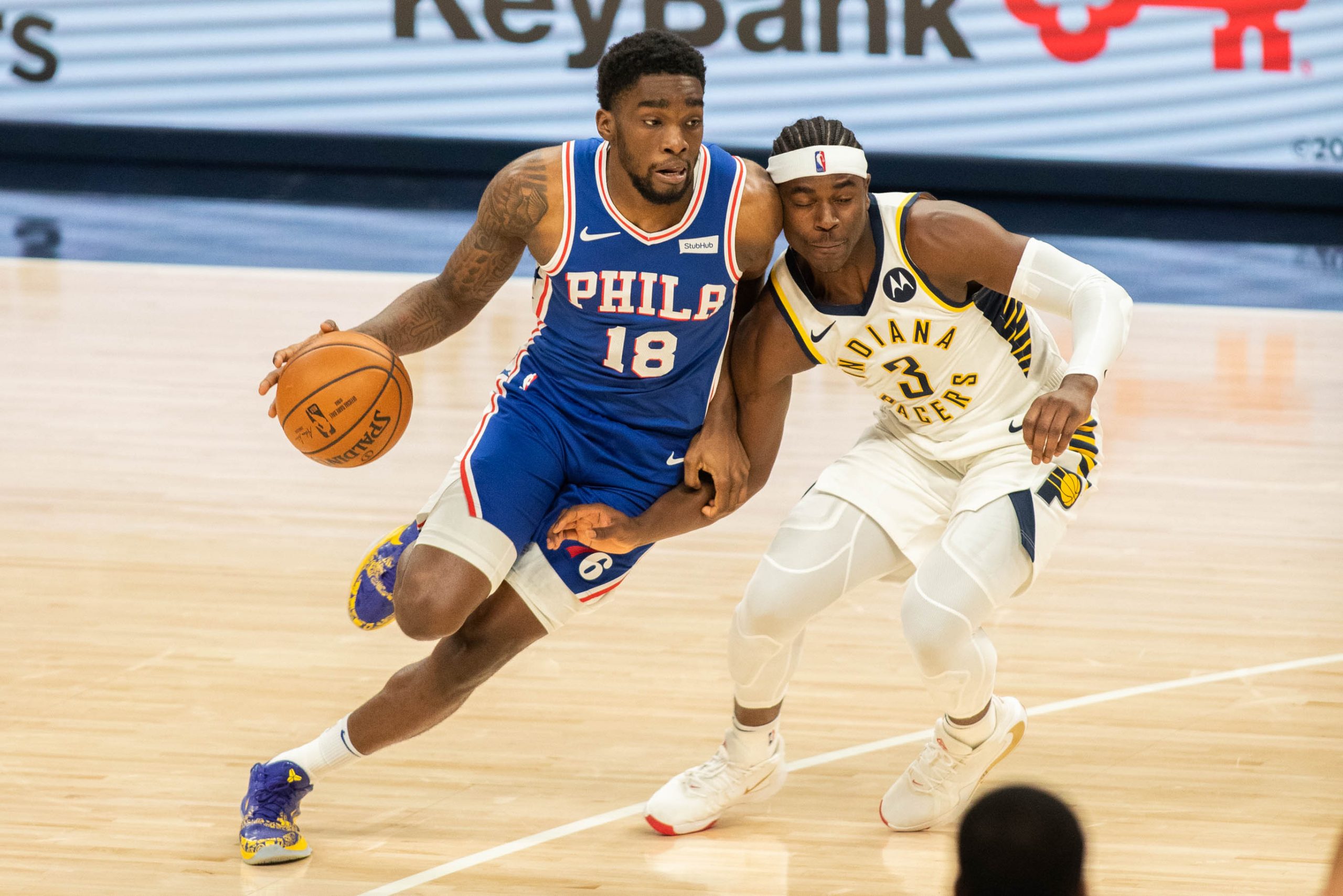 NBA: Preseason-Philadelphia 76ers at Indiana Pacers