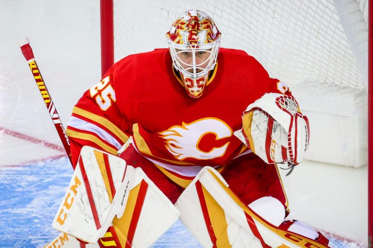 NHL: Vancouver Canucks at Calgary Flames
