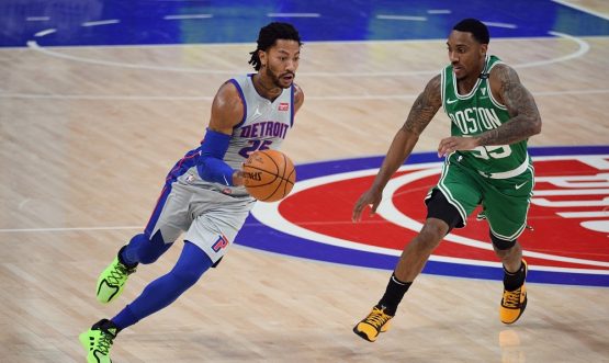 NBA: Boston Celtics at Detroit Pistons