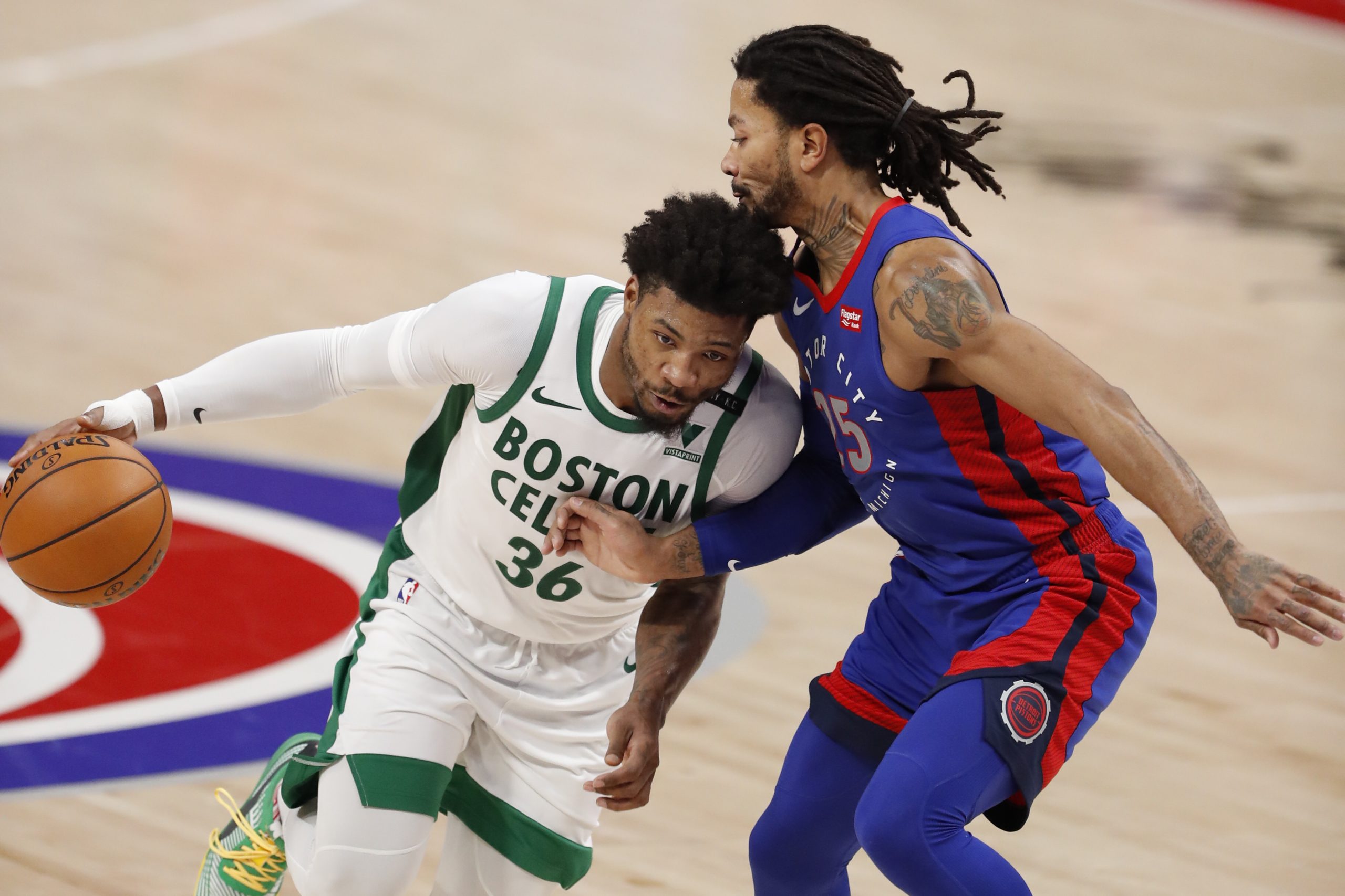 NBA: Boston Celtics at Detroit Pistons