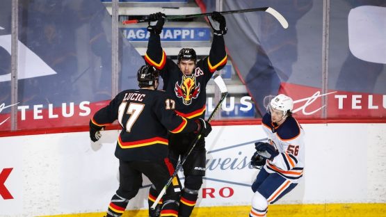 Flames beat Oil