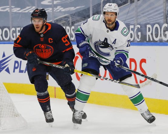 NHL: Vancouver Canucks at Edmonton Oilers