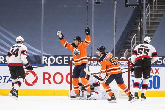 Oilers Beat Senators