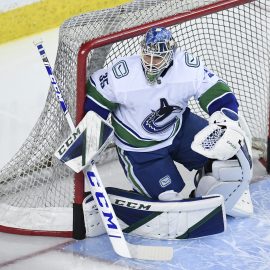 NHL: Vancouver Canucks at Calgary Flames