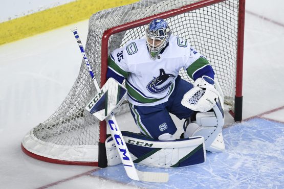 NHL: Vancouver Canucks at Calgary Flames