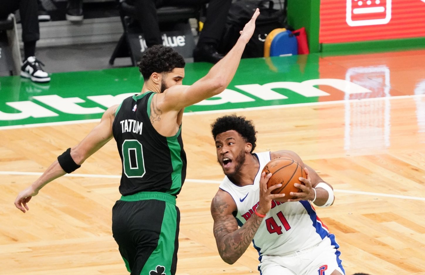 NBA: Detroit Pistons at Boston Celtics