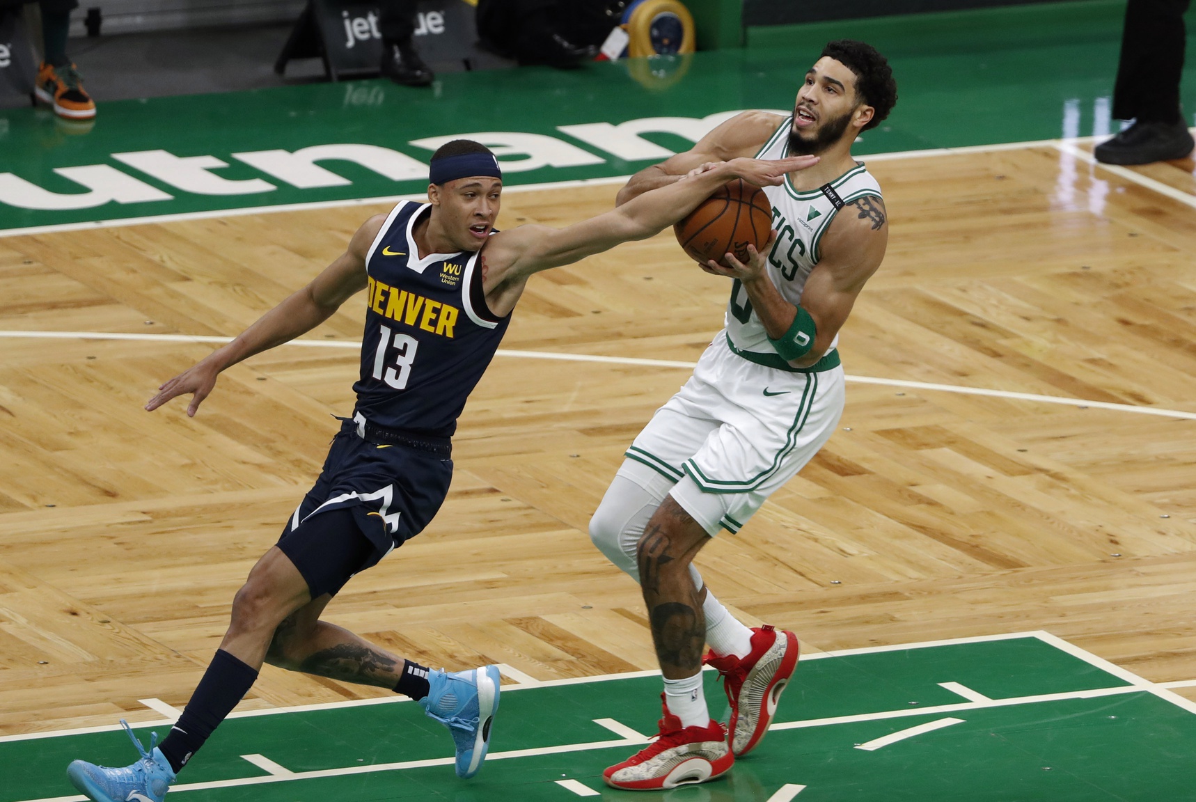 NBA: Denver Nuggets at Boston Celtics