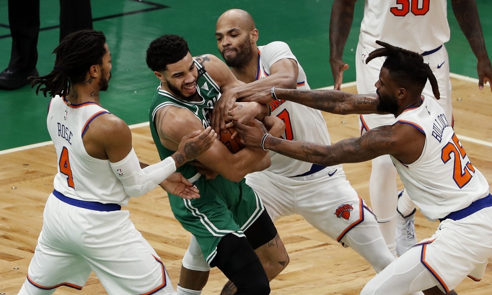 NBA: New York Knicks at Boston Celtics