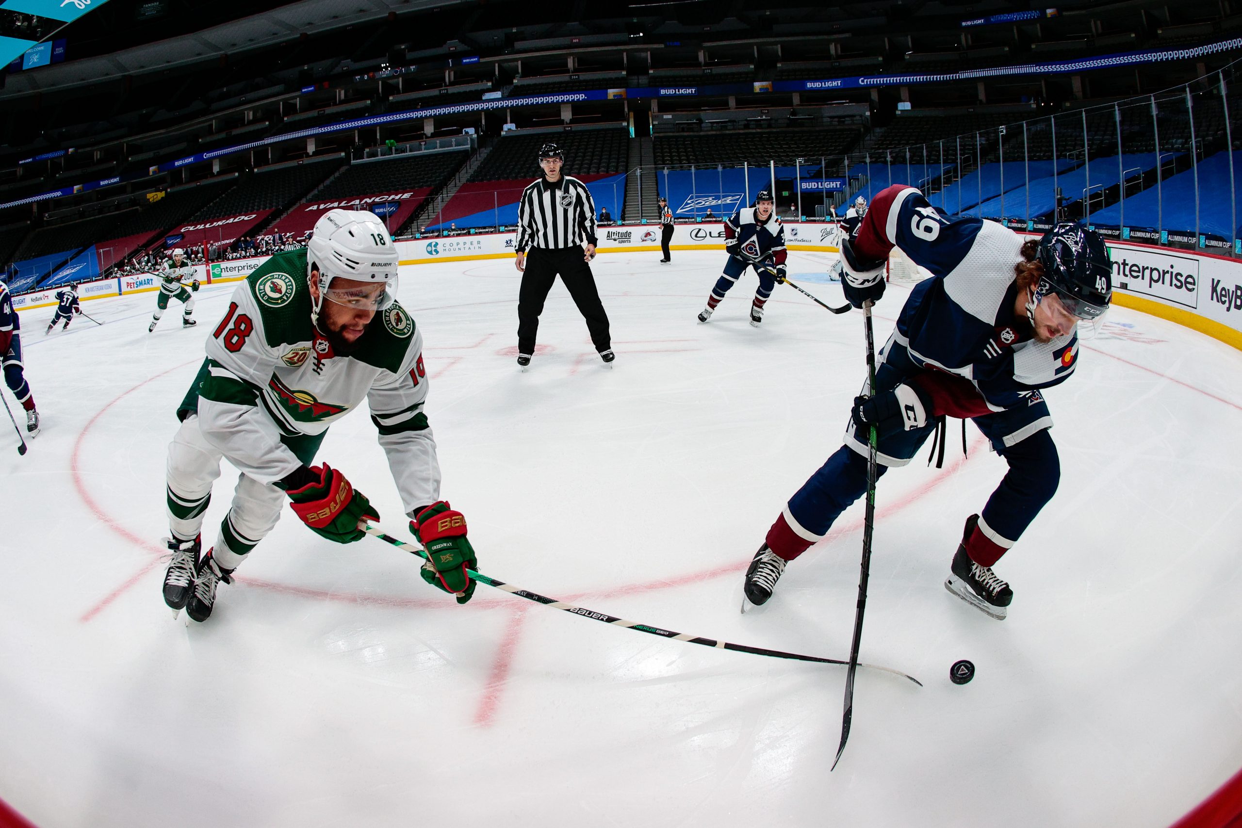NHL: Minnesota Wild at Colorado Avalanche