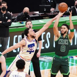 NBA: Philadelphia 76ers at Boston Celtics